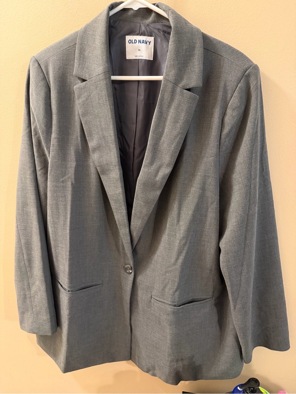 Old Navy Women’s Gray Single-Button Blazer size XL Tall